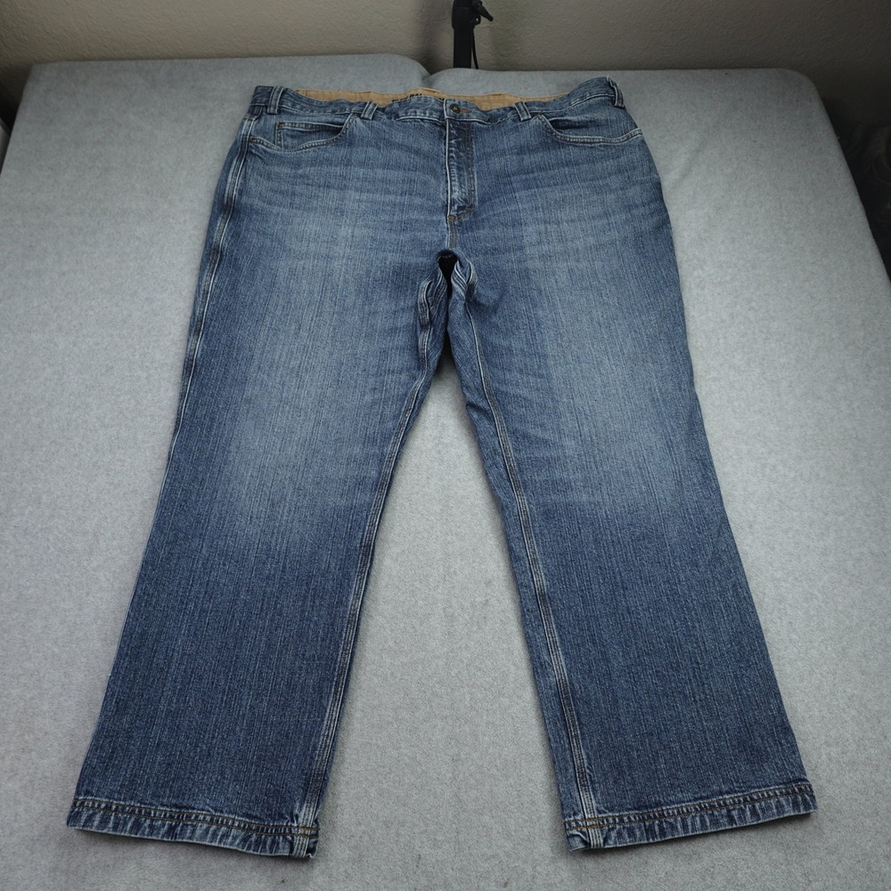 Duluth‎ Trading Co Jeans Mens 46x28 Blue Flex Ballroom Relaxed Fit Medium Wash